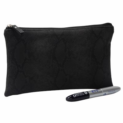 Stylish Flat Makeup Brush Cosmetic Bag Personalizable